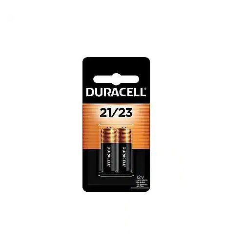 Duracell® MN21B2PK All-Purpose Battery, Alkaline, 12 VDC, A23