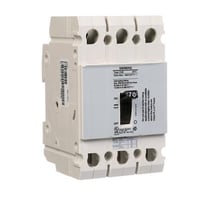 Siemens CQD370 Type CQD Low Voltage Molded Case Circuit Breaker, 277/480 VAC, 70 A, 14 kA Interrupt, 3 Poles, Thermal/Magnetic Trip