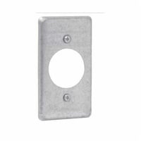 TP610Crouse-Hinds TP610 Utility Electric Box Cover, 4 in L x 2-1/8 in W, Steel