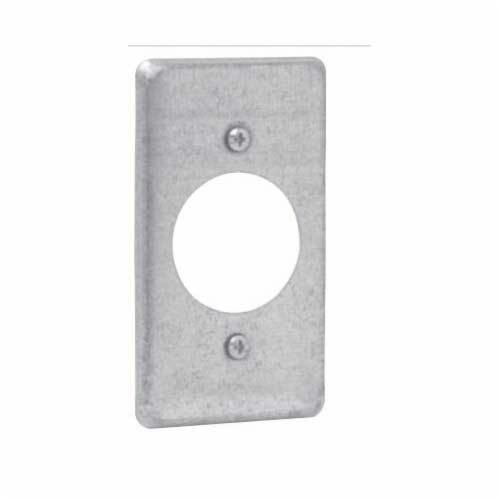 TP610Crouse-Hinds TP610 Utility Electric Box Cover, 4 in L x 2-1/8 in W, Steel
