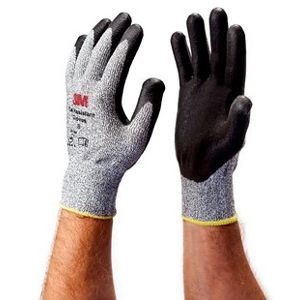 3M™ CG Medium Duty Cut-Resistant Gloves, L, Nitrile Palm, Gray, Nitrile Foam/UHMWPE