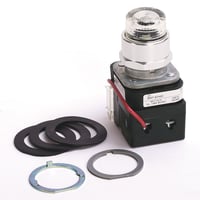 800T-QTH2RAllen-Bradley, 800T-QTH2R, 30.5mm Type 4/13 Pilot Light, LED, Red, 12-130V AC/DC, 1 NO-1 NC