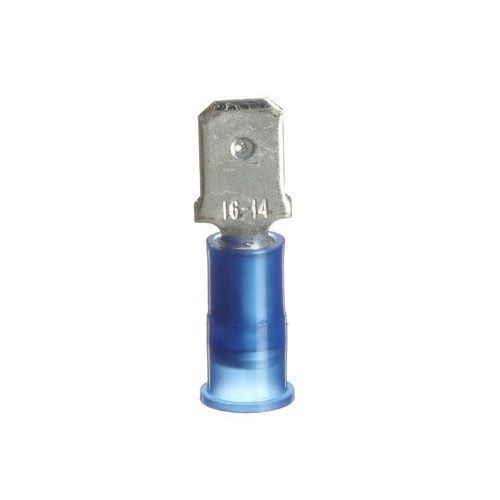 051128-586783M™ Scotchlok™ 051128-58678 Insulated Male Disconnect, 16 to 14 AWG Conductor, 1/4 in Tab, Butted Seam Barrel, Copper