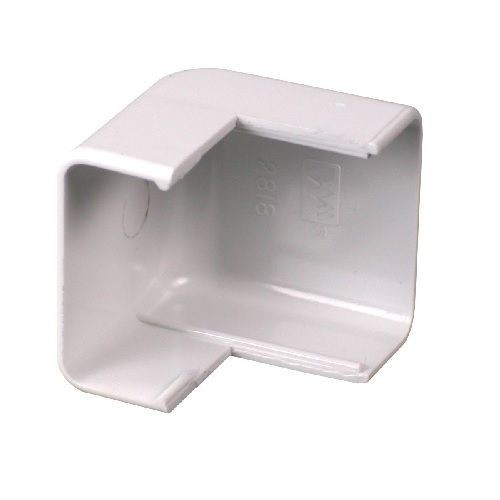 Wiremold® 2818 External Non-Metallic Raceway Elbow, 90 deg Bend, 1 x 1/2 in OD, PVC