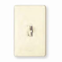 AY2-LFSQ-LAAriadni® Toggler® AY2-LFSQ-LA 1-Pole Dual Traditional Fan Control/Dimmer Switch, 120 VAC, 1.5 A, 3-Speed/Quiet Operational Mode, Light Almond