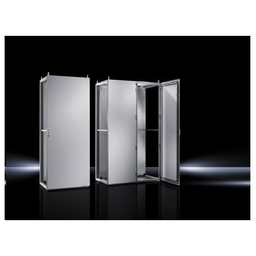 Rittal 8901680 TS 8 Double Door Enclosure, 1800 mm W x 500 mm D x 2000 mm H, NEMA 12, Carbon Steel