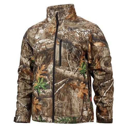 224C-21SMilwaukee® 224C-21S M12™ QUIETSHELL™ Heated Jacket, S, RealTree EDGE Camouflage, Polyester, Resists: Wind/Water