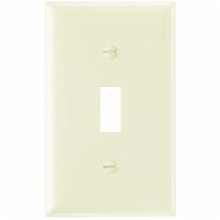 SP1-LAPass & Seymour® Sierraplex® SP1-LA Standard Wallplate, 1 Gangs, 5 in H x 2-3/4 in W, Thermoplastic, Light Almond