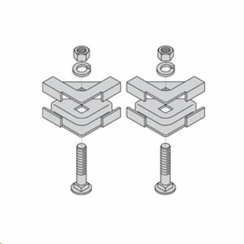 SB2101ABZB-Line SB2101ABZ Junction Splice Clamp Kit, 1-1/2 in H Runway, For Use With Cable Runway Stringer, ASTM A570 Structural Steel