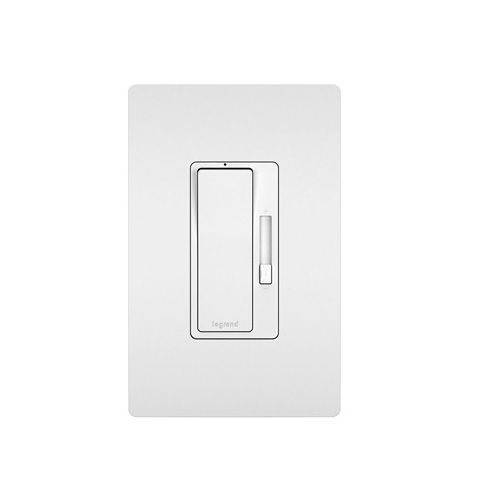 Pass & Seymour® Radiant® RH1103PW 3-Way Dimmer Switch, 120 VAC, 1 Poles, 3-Way Operation, White
