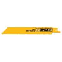 DeWALT® DW4806-2 Straight Back Reciprocating Saw Blade, 6 in L, 10 TPI, Bi-Metal