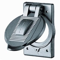 HBL9420HUBBELL® HBL9420 Weatherproof Lift Cover, 4-9/16 in L x 2-27/32 in W x 1-3/32 in D, Aluminum