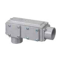 939NMArlington AnyBODY™ 938NM 5-in-1 Conduit Body With Cover, Gasket, LB Body, 3-1/2 in Hub, 369 cu-in Capacity, Plastic