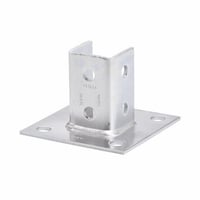B-Line 4D280SQZN Square Post Base, For Use With 2 x 2 in 4Dimension Strut, Steel