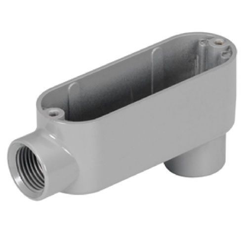 O-Z/Gedney LB-75 Type LB Conduit Body, 3/4 in Hub, 7.3 cu-in, Malleable Iron, Zinc Plated