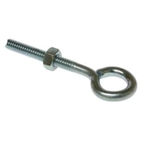 JEB3Metallics JEB14 Eye Bolt With Hex Nut, 3/8-16, Steel, Zinc Chromate