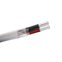 Service Entrance Cable, Stranded, 8-8-8 AWG, 2 Conductors, 3 Wire, Aluminum, Gray, 600 V