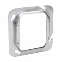 Crouse-Hinds Thepitt® TP593 2-Device Raised Surface Cover, 4-11/16 in Dia, 4.688 in L x 4.688 in W x 4-11/16 in D, Steel