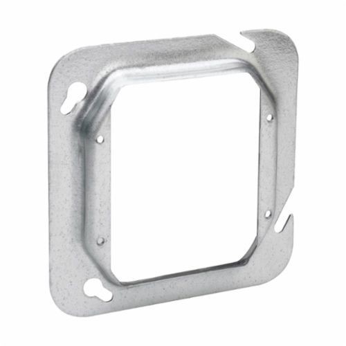 Crouse-Hinds Thepitt® TP593 2-Device Raised Surface Cover, 4-11/16 in Dia, 4.688 in L x 4.688 in W x 4-11/16 in D, Steel