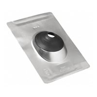 Oatey® All-Flash® No-Calk® 11871 Roof Flashing, Aluminum, 1-1/2 to 3 in Pipe, 11 in W x 14-1/2 in L Base