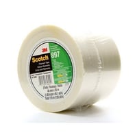 Scotch® 897 Filament Tape, 18 mm W x 55 m Roll L, 6 mil THK, Clear