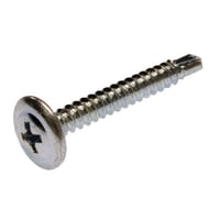 JWDS3CMetallics JWDS3C Self-Drilling and Tapping Drywall Screw, #8-36, 1 in OAL, Wafer Head, Phillips® Drive, Steel, Zinc Plated, Self-Drilling Point