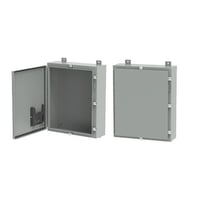 nVent HOFFMAN A42H30BLP 1-Door Enclosure, 42 in L x 30 in W x 8 in D, NEMA 4/IP66, Steel