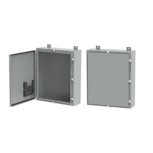 nVent HOFFMAN A42H30BLP 1-Door Enclosure, 42 in L x 30 in W x 8 in D, NEMA 4/IP66, Steel