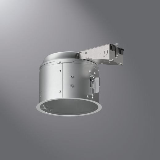 Halo AIR-TITE® E27RICAT E7 Remodel Recessed Lighting Housing, CFL/Halogen/Incandescent/LED Lamp, Insulated Insulation, 120 VAC, 6-1/4 in Ceiling Opening, Die Cast Aluminum Housing