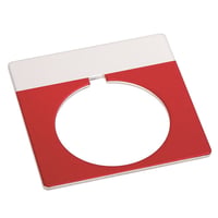 800T-X621Allen-Bradley, 800T-X621, 800T Legend Plate, Standard, Red