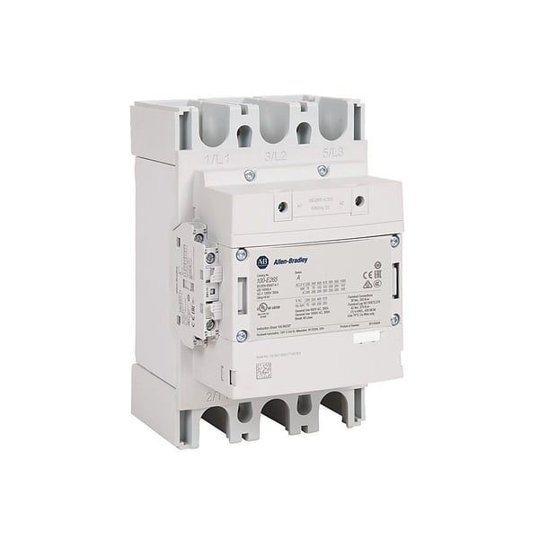 100-E305KD11Allen-Bradley 100-E305KD11 100-E MCS-E Contactor,305A, AC3 duty, 100-250V 50/60Hz / 100-250V DC Electronic Coil, 1 N.O. 1 N.C.