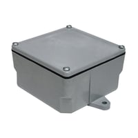 5133710CANTEX® 5133710 Molded Conduit Junction Box, 6 x 6 x 4 in, 132 cu-in, PVC