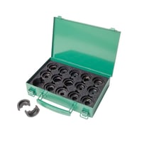 K22S1GLGreenlee® K22S1GL Crimping Die Set, 15 Pieces, Copper