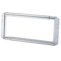 TB1624HDnVent CADDY TB1624HD Heavy Duty Telescoping Box Bracket, 4 in, 4-11/16 in, 5 in Box, 14-1/2 to 25 in Stud Spacing, Steel, Pre-Galvanized