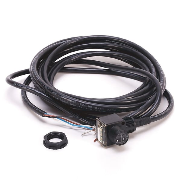 42EF-R9RCB-G4Allen-Bradley, 42EF-R9RCB-G4, PHOTOSWITCH Photoelectric Sensor, RightSight, Transmitted Beam Receiver, AC/DC - Light Operate Only, Power MOSFET, 4-pin AC Micro QD on 152mm (6in) pigtail