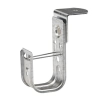 BCH32-RBB-Line BCH21-RB Angle Bracket Cable Fastener, 30 lb Static Load, 0.265 in Dia Hole, Steel, For Use With 1/4 in Threaded Rod