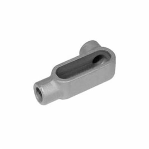 LB87O-Z/Gedney LB87 Type LB Conduit Outlet Body, 3 in Hub, 7 Form, 126 cu-in Capacity, Grayloy Iron, Aluminum Enamel/Zinc Electroplated