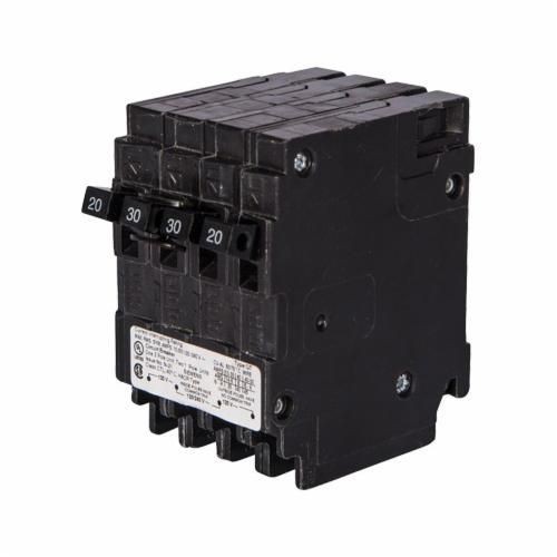 Q21515CTSiemens Q21515CT Type QT Low Voltage Miniature Triplex Molded Case Circuit Breaker, 120/240 VAC, 15 A, 10 kA Interrupt, 3 Poles, Thermal/Magnetic Trip