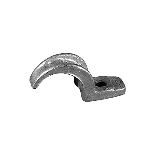 14-400GO-Z/Gedney 14-400G 1-Hole Type 14-G Pipe Strap, 4 in, For Use With IMC/EMT/Rigid Conduit, Malleable Iron, Hot Dip Galvanized
