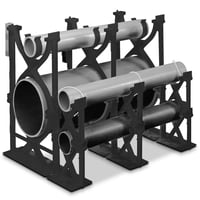 S289PLNCarlon® Snap-Loc™ S289JJN Intermediate Spacer, 2 x 2 in, For Use With Non-Metallic Duct, Styrene