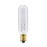 Sylvania 40T10/CL/BL/6PK-120V/18493 Incandescent Lamp, 40 W, Medium Incandescent Lamp, T10 Shape, 420 Lumens
