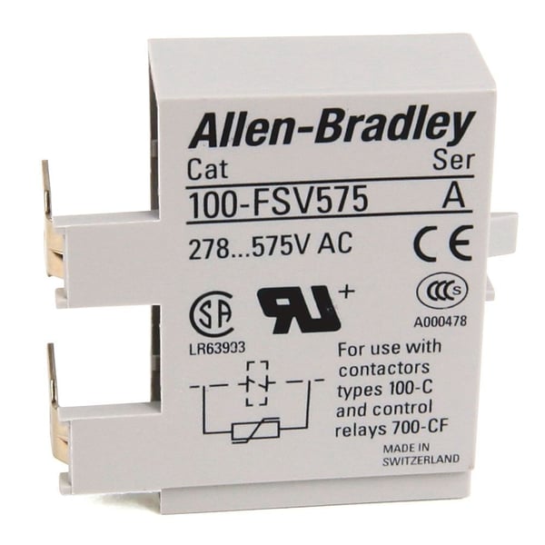 Allen-Bradley 100-FSC280 100C Surge Suppressor, Resistor-Capacitor, 110-280V AC, 50 Hz/60 Hz