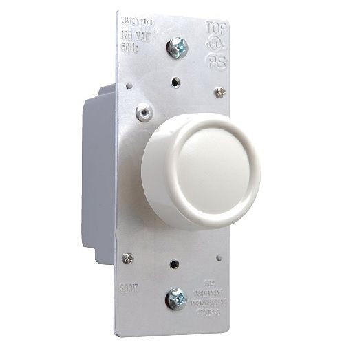Pass & Seymour® R603PLAV R Series 3-Way Dimmer Switch With RFI Filtering, 120 VAC, 1 Poles, Light Almond