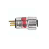 Killark® ACCEPTOR® UGP-20231QW ACCEPTOR® UGP 1-Phase Interchangeable Blade Style Explosionproof Plug With Quick Wiring, 125 VAC, 20 A, 2 Poles, 3 Wires, Gray