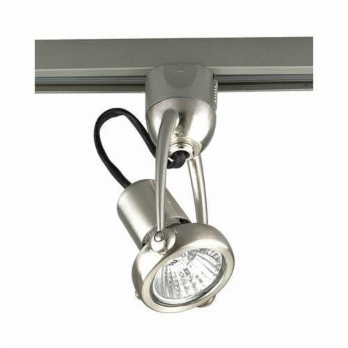 P6115-09WBProgress Lighting® P6115-09WB Contemporary/Modern Pre-Wired Transitional Track Head, MR16 Incandescent Lamp, 120 VAC, Gimbal Head