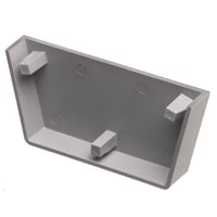 T23EArlington T23E End Cap, For Use With T205 Wire Tray, Plastic, Gray