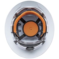 60407RLKlein® 60407RL Adjustable Vented Type 1 Hard Hat, SZ 6.5 Fits Mini Hat, SZ 8 Fits Max Hat, ABS/Polycarbonate, 4-Point Suspension, ANSI Electrical Class Rating: Class C, ANSI Impact Rating: ANSI Z89.1-2014, Ratchet Knob Adjustment