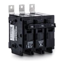 Siemens B370 Type BL Low Voltage Molded Case Circuit Breaker, 240 VAC, 70 A, 10 kA Interrupt, 3 Poles, Thermal/Magnetic Trip