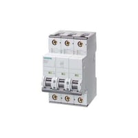 5SY4340-7Siemens Sentron™ 5SY4340-7 Miniature Supplementary Protector, 480 VAC, 40 A, 10 kA Interrupt, 3 Poles, Thermal/Magnetic Trip