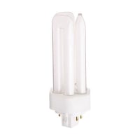 S6747SATCO® S6747 Triple Tube Compact Fluorescent Lamp, 26 W, 4-Pin GX24q-3 CFL Lamp, T4 Shape, 1800 Lumens